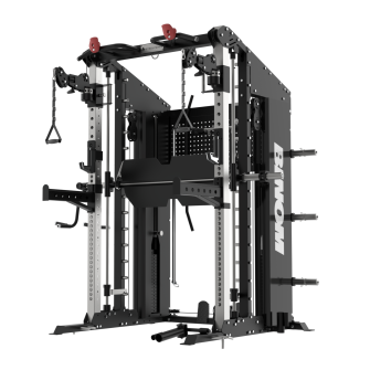 Multigym BPRO500 Doppelseilzug, Multipower, Beinpresse und Zubehör