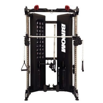 Binom Steel Force B16 Multigym, Double Pulley, Multipower, Rudern und Zubehör